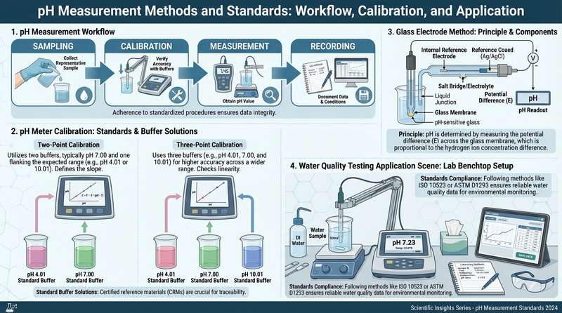 pH measurement and pH meter calibration